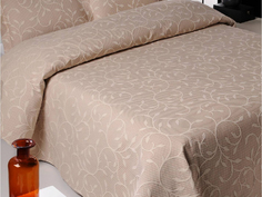 Покрывало Lumatex Fust 024 220x260 Ecru-Brown
