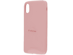 Аксессуар Чехол-накладка Gurdini Jelly Case Silicone для APPLE iPhone X Soft Pink