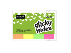 Стикеры Attache Selection 50x20mm 200 листов 4 цвета 383742