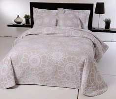 Покрывало Lumatex Fust 096 220x260 Beige-White