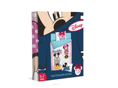 Постельное белье Disney Minnie Mickey Muddle Комплект 1.5 спальный Поплин 718062