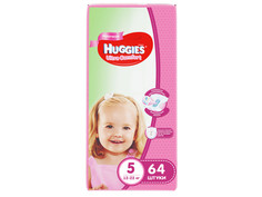 Подгузники Huggies Ultra Comfort 5 12-22кг 64шт для девочек