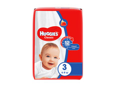 Подгузники Huggies Classic 3 4-9кг 31шт
