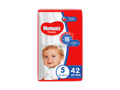 Подгузники Huggies Classic 5 11-25кг 42шт