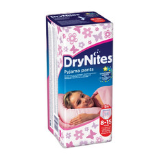 Подгузники Huggies DryNights 8-15лет 27-57кг 9шт для девочек
