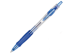 Ручка гелевая Attache Wizard Transparent-Blue 258070