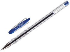Ручка гелевая Attache City Transparent-Blue 131237