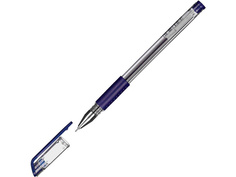 Ручка гелевая Attache Gelios-030 Transparent-Blue 613148