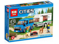 Конструктор Lepin City Фургон и дом на колёсах 270 дет. 02048