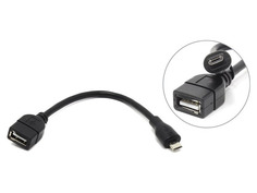 Аксессуар Lumax USB AF micro 5P OTG USB 2.0 5P OTG 0.1m AH__0036
