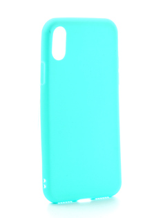 Аксессуар Чехол Zibelino Soft Matte для APPLE iPhone X Turquoise ZSM-APL-X-TQS