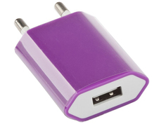 Зарядное устройство Liberty Project USB 1А R0003921 Lilac
