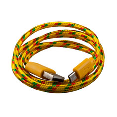Аксессуар Liberty Project USB - Micro USB 1m Yellow-Green 0L-00000948