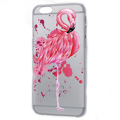 Аксессуар Чехол iPapai Животные Фламинго Silicone для APPLE iPhone 5/5S 120177_5