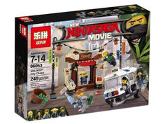 Конструктор Lepin Ninjasaga Ограбление киоска в Ниндзяго Сити 249 дет. 06053