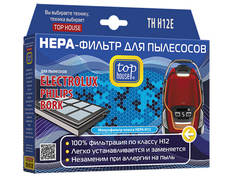 Фильтр Top House TH H12E для пылесосов Electrolux / Philips / Bork / Thomas / Aeg / Volta 4660003392555