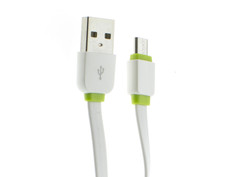 Аксессуар EMY USB - microUSB MY-445 White