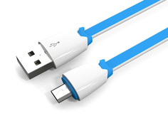 Аксессуар EMY USB - microUSB MY-441 Blue
