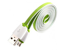 Аксессуар EMY USB - microUSB MY-441 Green