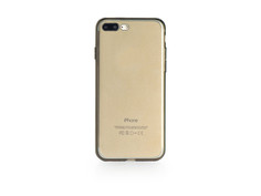 Аксессуар Чехол Gurdini Ultrathin Silicone для APPLE iPhone 7 Plus Transparent-Black