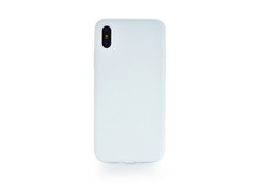 Аксессуар Чехол Gurdini Silicone для APPLE iPhone X 5.8 иск. кожа White