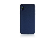 Аксессуар Чехол Gurdini Silicone для APPLE iPhone X 5.8 иск. кожа Blue