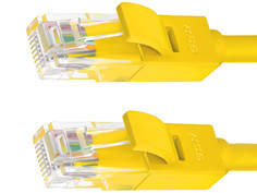 Сетевой кабель Greenconnect UTP 24AWG cat.5e RJ45 T568B 5m Yellow GCR-50705