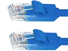 Сетевой кабель Greenconnect UTP 24AWG cat.5e RJ45 T568B 3m Blue GCR-50681