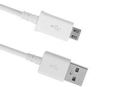 Аксессуар Mobiledata USB 2.0 - microUSB 1m White MUC-CA04-W