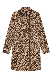 Хлопковое пальто с леопардовым принтом No21
