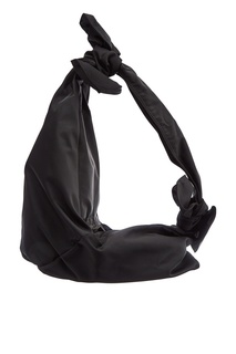 Черная асимметричная сумка-хобо Simone Rocha