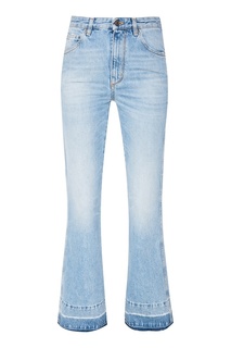 Голубые расклешенные джинсы Golden Goose
