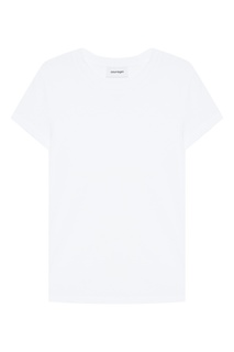 Белая футболка из хлопка Courreges