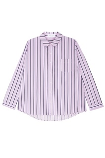 Фиолетовая рубашка в полоску D.O.T.127