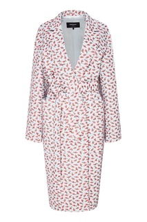 Пальто с цветочным принтом Rochas