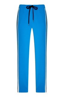 Трикотажные брюки синего цвета No21