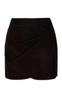 Черная юбка-мини с драпировкой No21