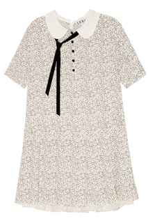 Белое платье с точками Erma