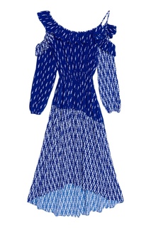 Асимметричное платье с принтом Sandro