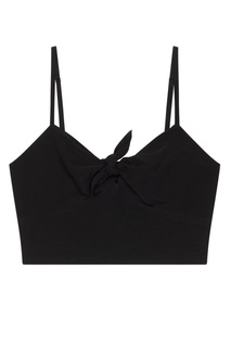 Короткий топ с объемным бантом Maje