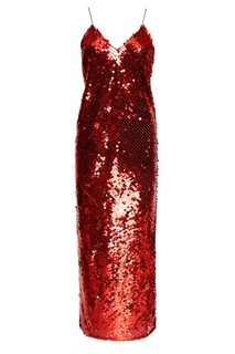 Красное платье с пайетками ЛИ ЛУ