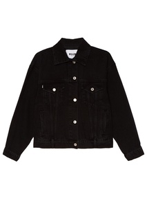 Черная джинсовая куртка Msgm