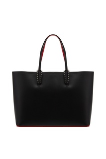 Черная кожаная сумка Cabata Christian Louboutin