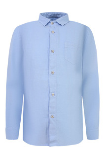 Голубая рубашка изо льна Il Gufo