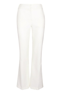 Белые расклешенные брюки Mila Marsel