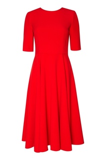 Красное расклешенное платье The Dress