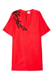 Красное платье с цветами The Dress