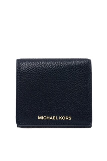 Синий кожаный кошелек Money Pieces Michael Kors