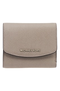 Серый складной кошелек Money Pieces Michael Kors