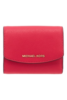 Розовый кошелек-мини с клапаном Money Pieces Michael Kors